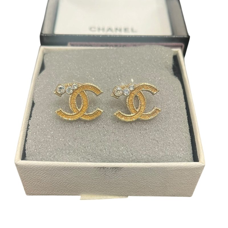 【美收精品】CANEL 金鑽耳環 5-475-0