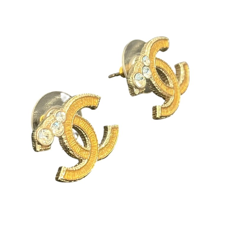 【美收精品】CANEL 金鑽耳環 5-475-2