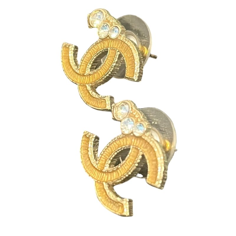 【美收精品】CANEL 金鑽耳環 5-475-3