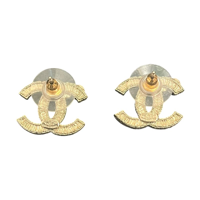 【美收精品】CANEL 金鑽耳環 5-475-6
