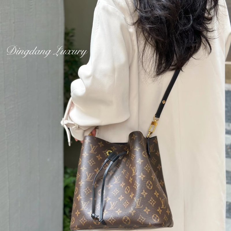 🏷LV 路易威登.NeoNoe MM 老花水桶包 M44020-27