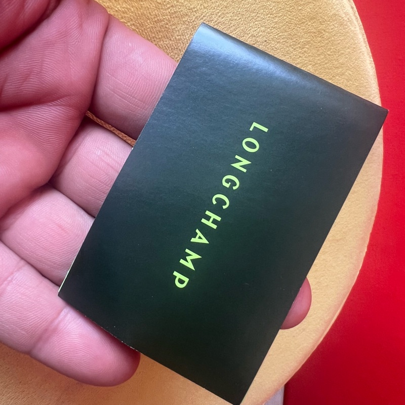 Longchamp 桃紅可折疊皮革款長背帶輕便包-35