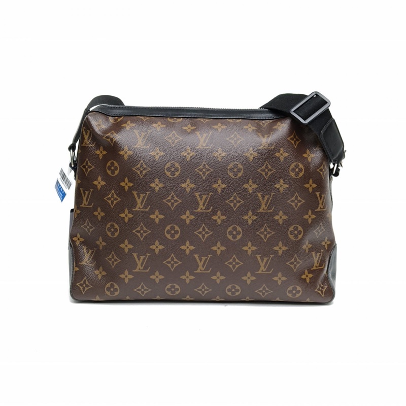 LOUIS VUITTON 老花PVC銀扣經典Torres郵差包斜挎包-2
