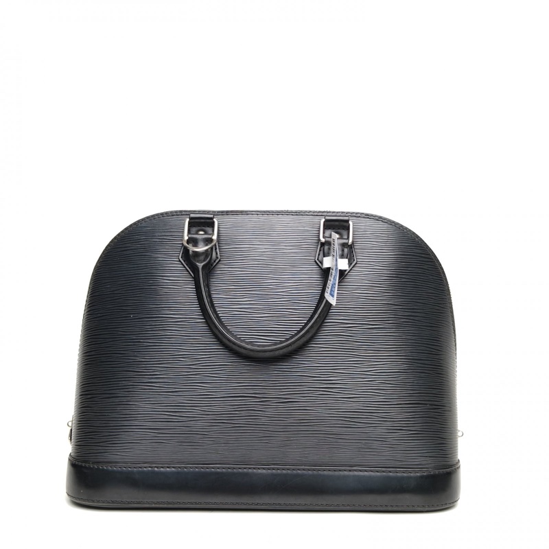 LOUIS VUITTON ALMA貝殼包小號黑色EPI水波紋牛皮2015肩背包-2