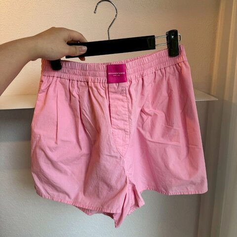 🤍超舒適 Alexander wang 粉色運動短褲