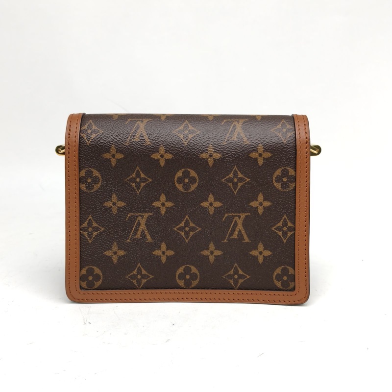 LOUIS VUITTON Dauphine達芙妮Mini20老花PVC晶片肩背包-2