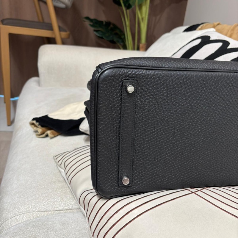 Hermes Birkin 35 黑色銀扣 Stamp [R]-10