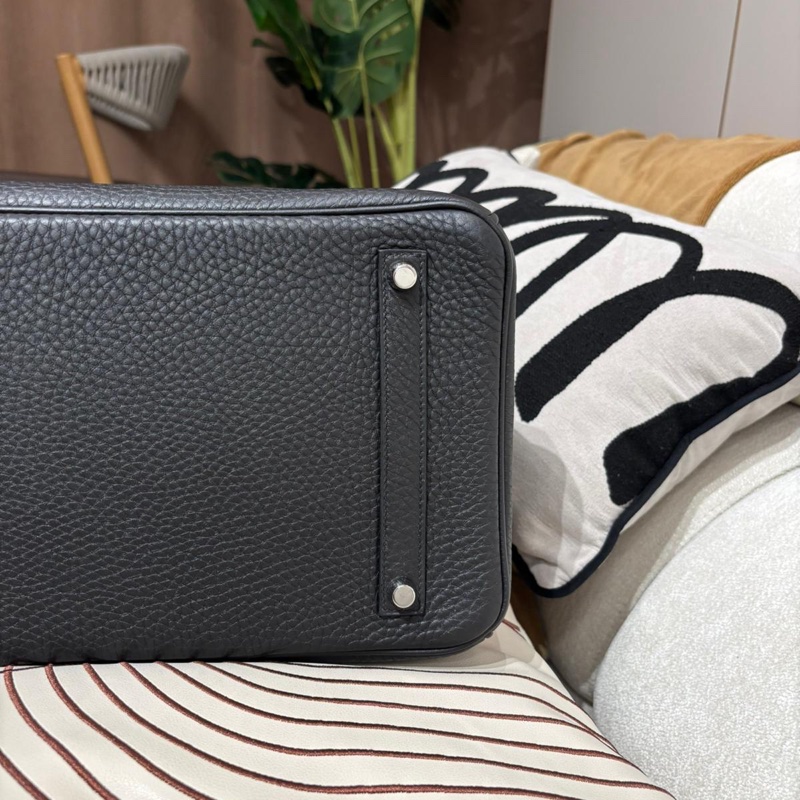Hermes Birkin 35 黑色銀扣 Stamp [R]-11