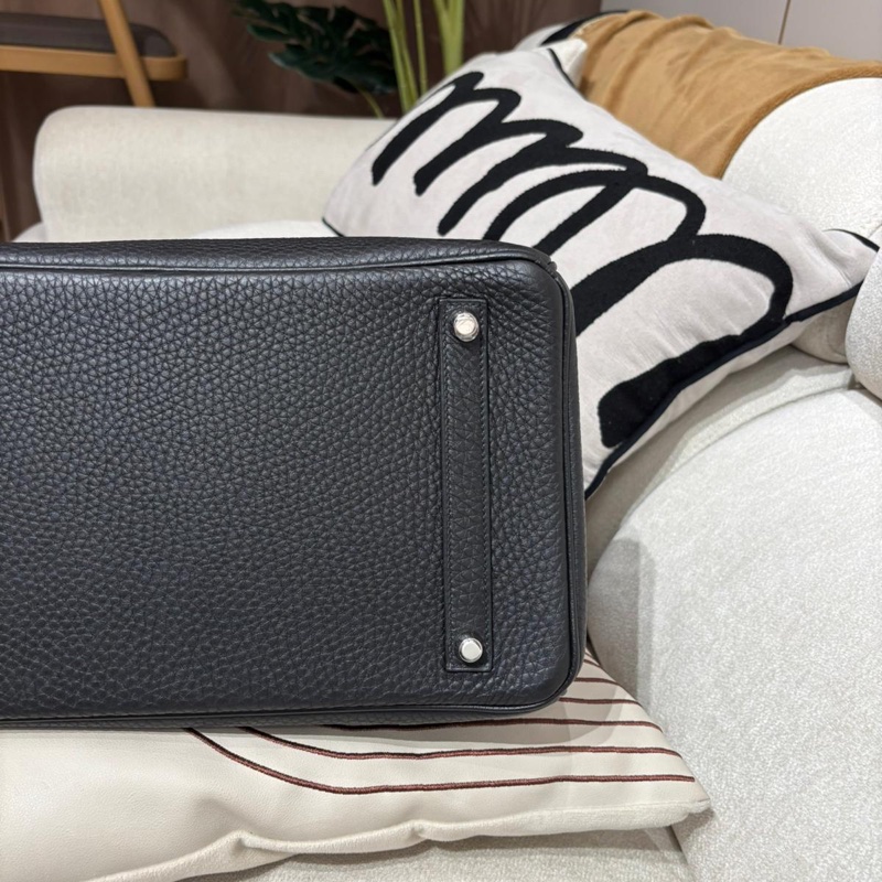 Hermes Birkin 35 黑色銀扣 Stamp [R]-13