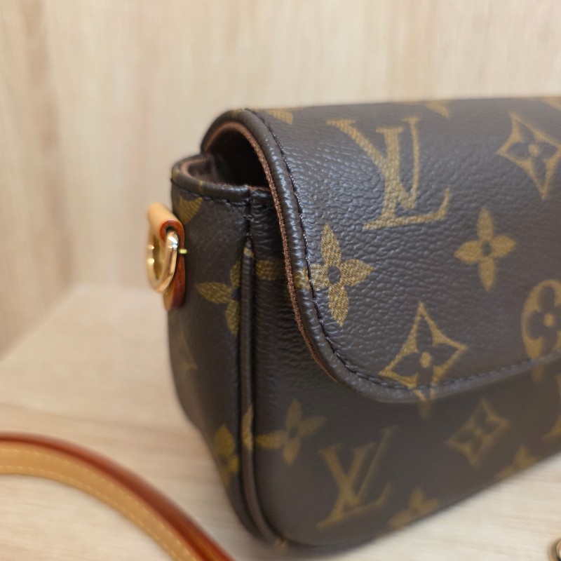[品況新價甜把握😍] LV老花金釦 IVY肩斜背包-1