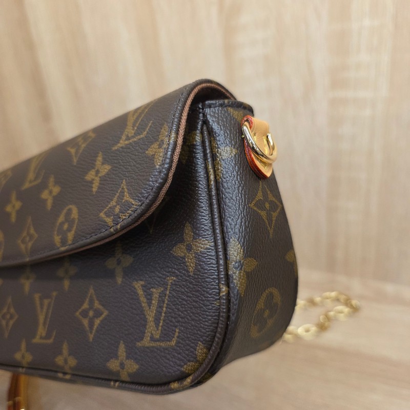 [品況新價甜把握😍] LV老花金釦 IVY肩斜背包-5