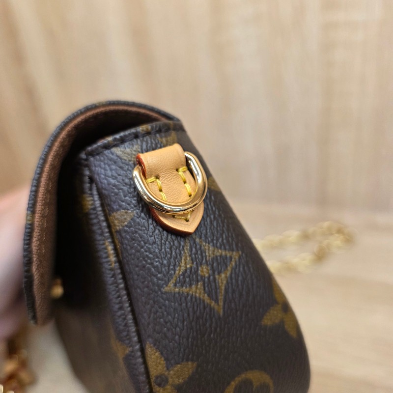 [品況新價甜把握😍] LV老花金釦 IVY肩斜背包-6
