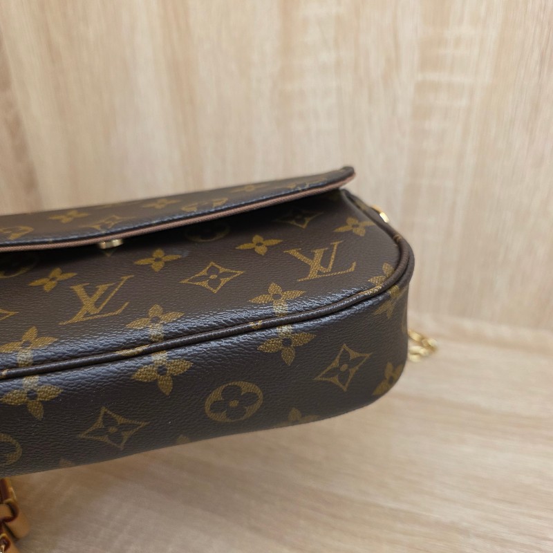 [品況新價甜把握😍] LV老花金釦 IVY肩斜背包-7