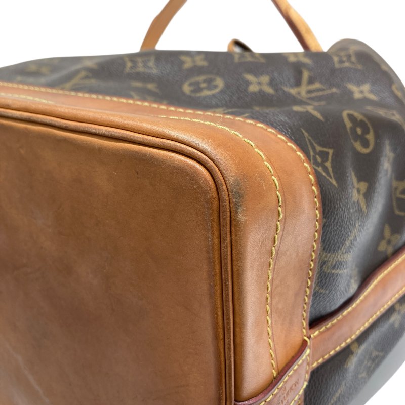 LOUIS VUITTON 路易威登 M42224 MONOGRAM NOÉ 水桶老花肩背包 PVC帆布 棕色 金釦-7