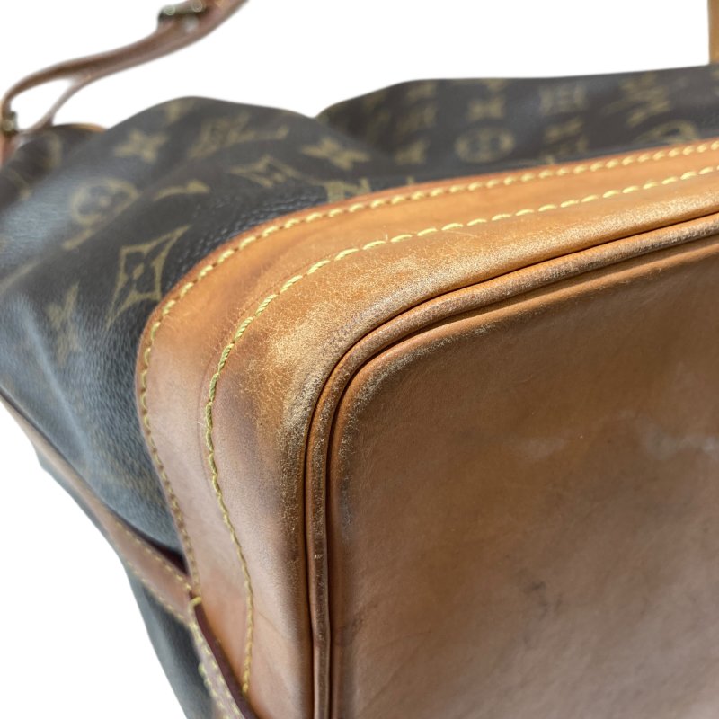 LOUIS VUITTON 路易威登 M42224 MONOGRAM NOÉ 水桶老花肩背包 PVC帆布 棕色 金釦-8