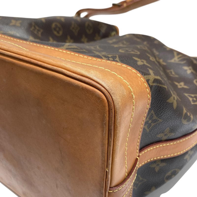 LOUIS VUITTON 路易威登 M42224 MONOGRAM NOÉ 水桶老花肩背包 PVC帆布 棕色 金釦-9