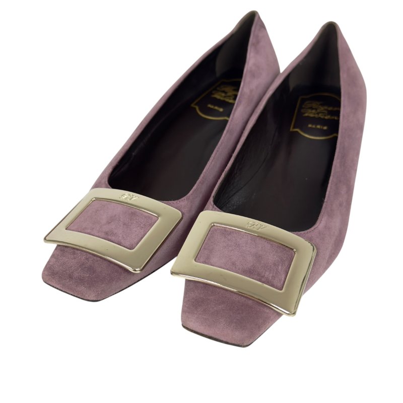 ROGER VIVIER 方扣 平底鞋-0