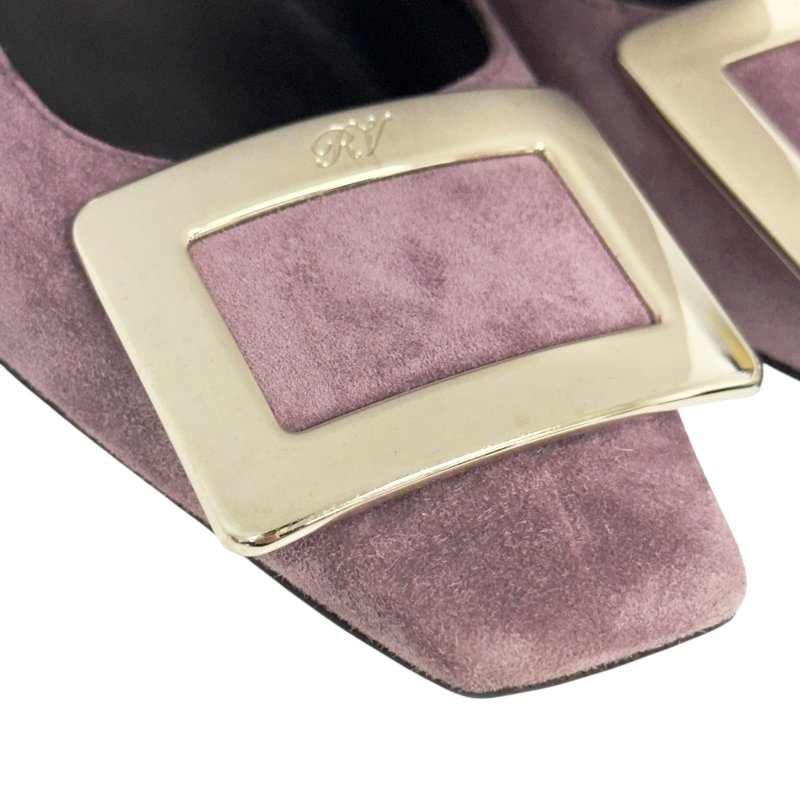 ROGER VIVIER 方扣 平底鞋-1