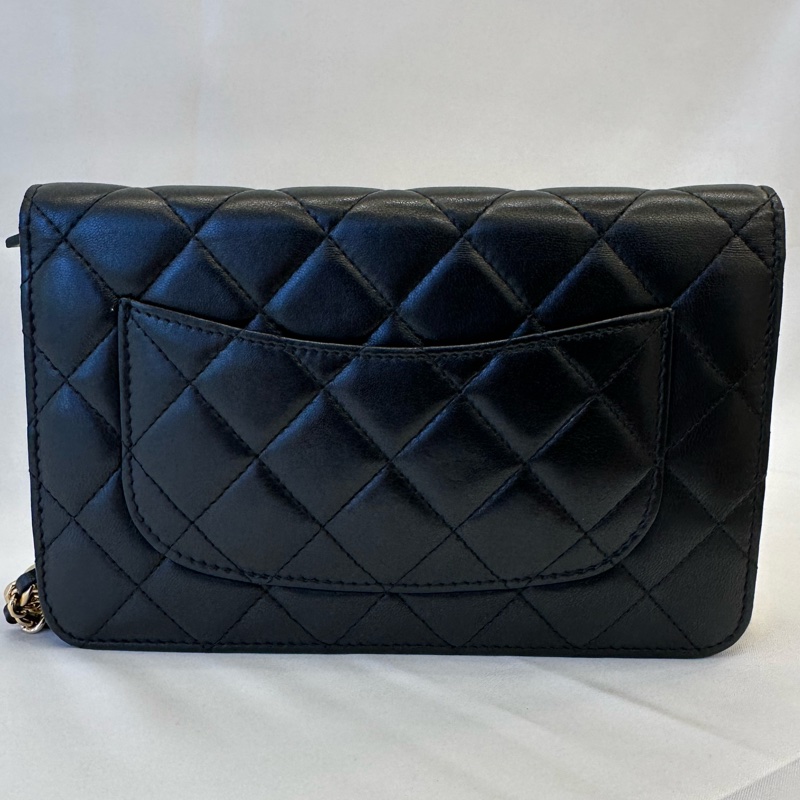 #買到賺到 香奈兒 Chanel WOC 羊皮鏈條包-2