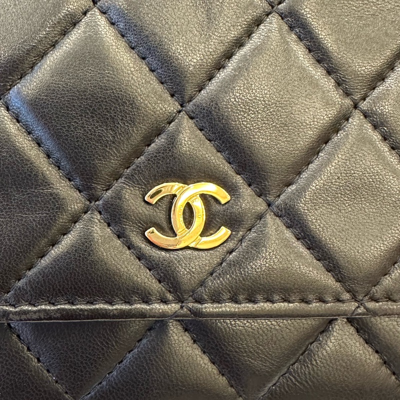 #買到賺到 香奈兒 Chanel WOC 羊皮鏈條包-7