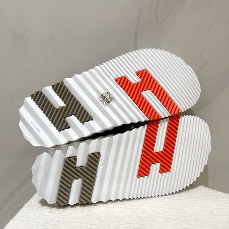 Hermes Electric 軍綠色太空棉休閒涼鞋 43碼 全新未使用-3