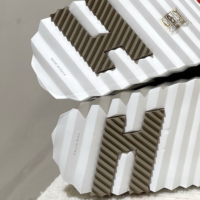 Hermes Electric 軍綠色太空棉休閒涼鞋 43碼 全新未使用-4
