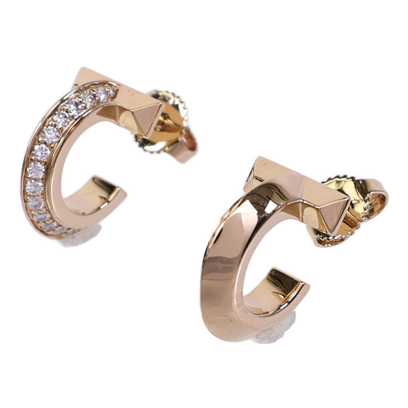TIFFANY&CO 18K玫瑰金T1 Earrings鑽石耳環-1