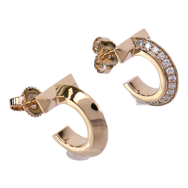 TIFFANY&CO 18K玫瑰金T1 Earrings鑽石耳環-2