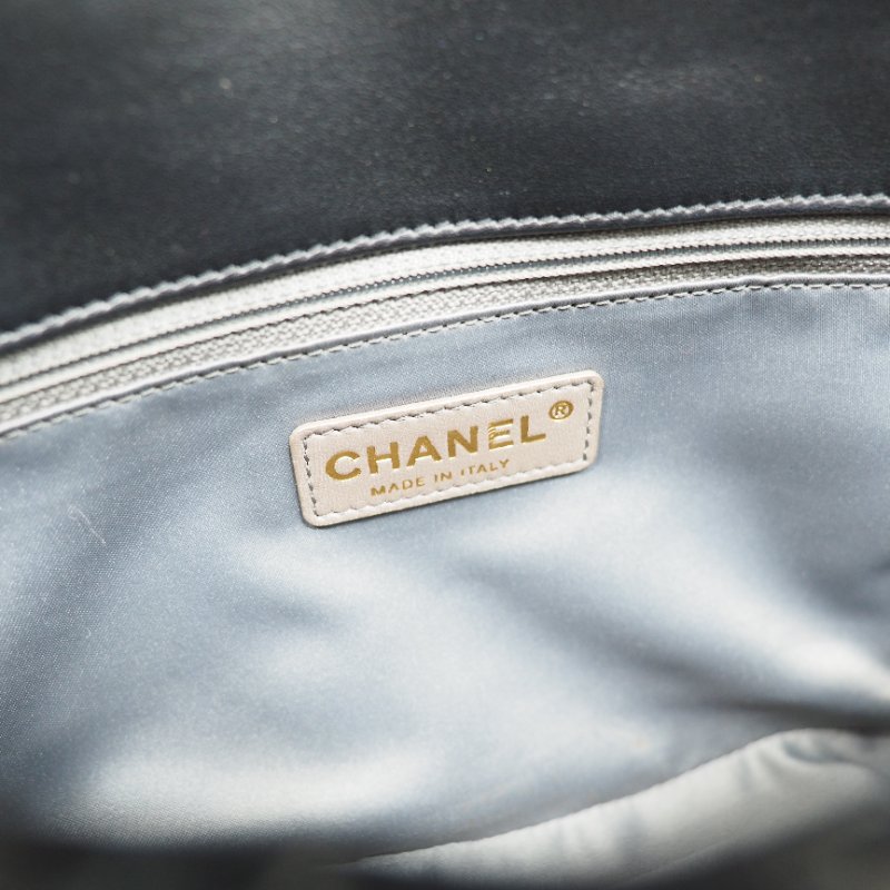 Chanel Paris-Bombay Triptych 香奈兒巴黎孟買系列 深灰色縫線口蓋翻蓋包-18