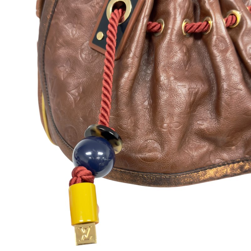 LOUIS VUITTON *年度限定* Kalahari 蛇皮拼老花壓紋 肩背包-2