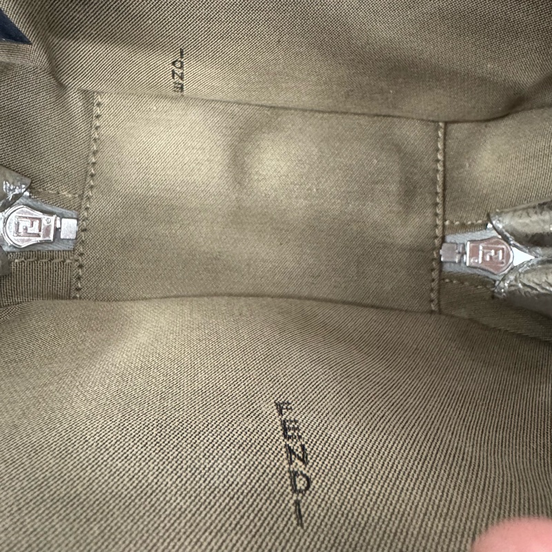 Fendi 銀色單肩包-6