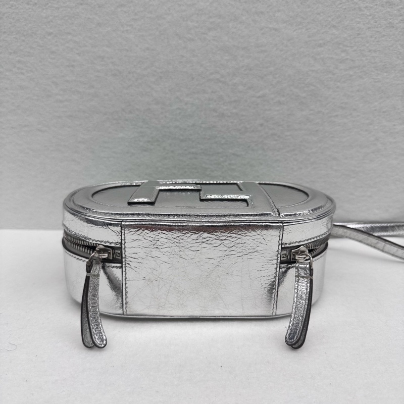 Fendi 銀色單肩包-7