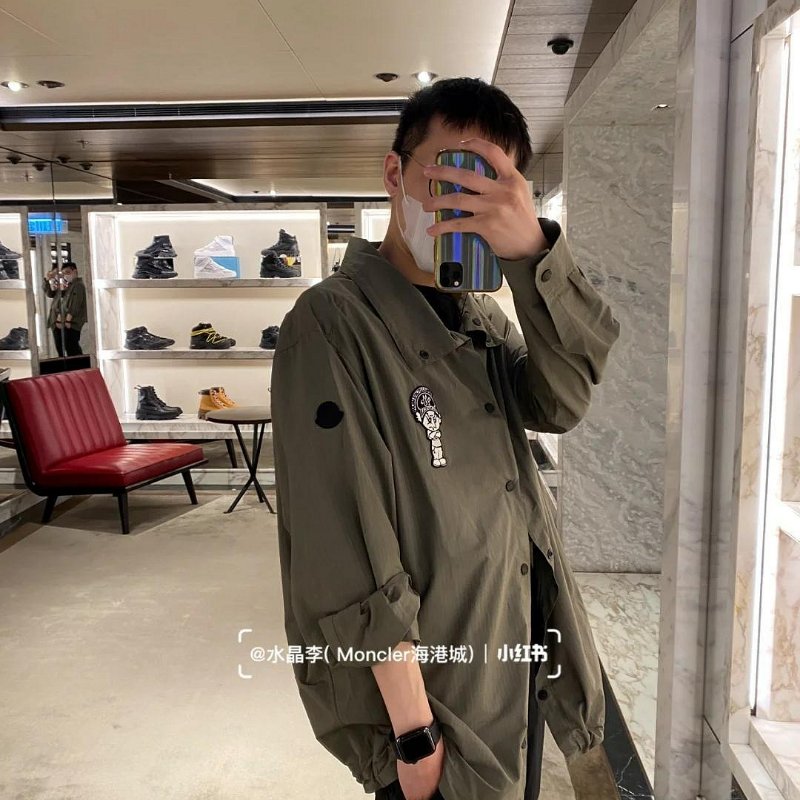 💎Han's house精品服飾💎moncler 聯名 1952 尼龍 風衣 外套 襯衫 現貨 L 原價21000-2