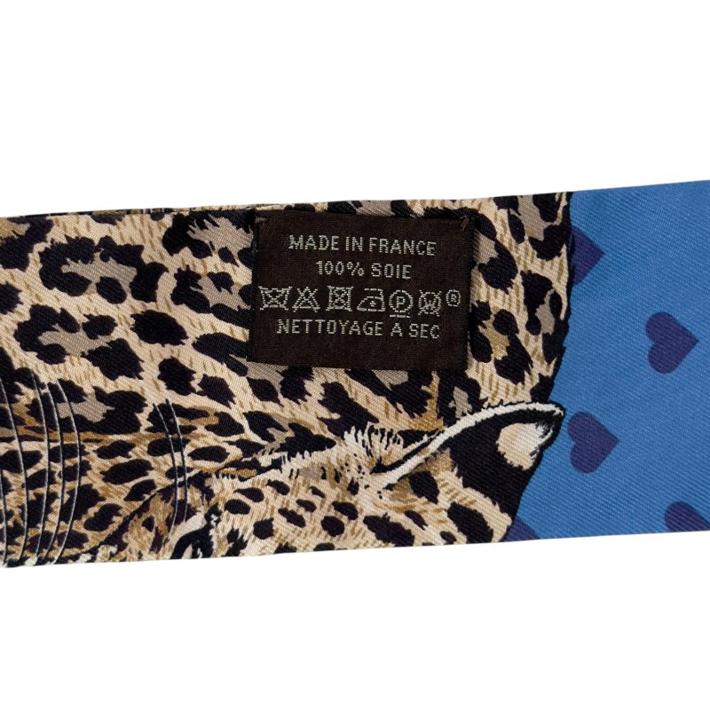 Hermes Jungle Love Twilly 愛心💗 幼絲巾-12