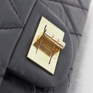 Chanel 2.55 jumbo 31cm 香奈兒黑色牛皮口蓋翻蓋包-24
