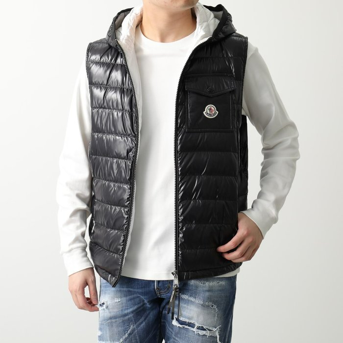 💎Han's house精品服飾💎moncler Rago羽絨 防水 連帽 背心 外套 現貨 6 原價33700-0
