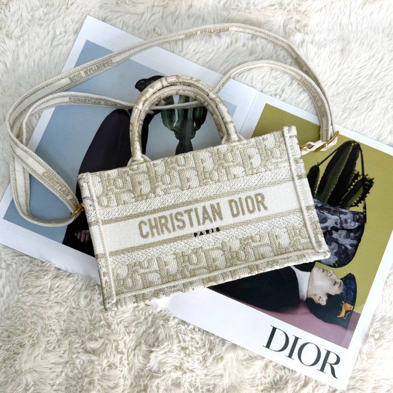 Dior 迷你 Book Tote 手袋 帆布-0