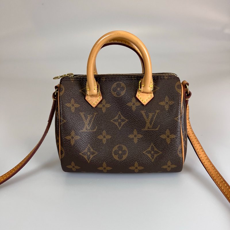 LV M81085 老花NANO SPEEDY 肩背包-0
