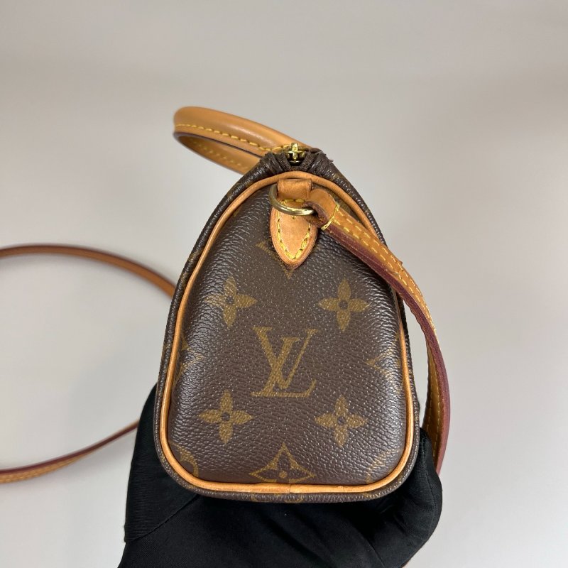 LV M81085 老花NANO SPEEDY 肩背包-3