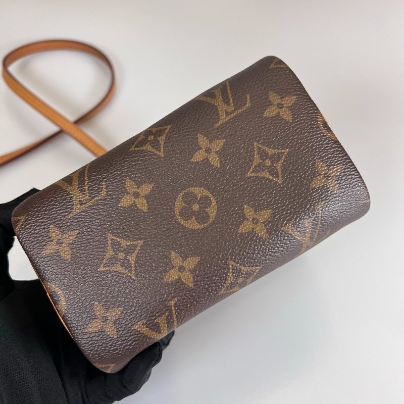 LV M81085 老花NANO SPEEDY 肩背包-4
