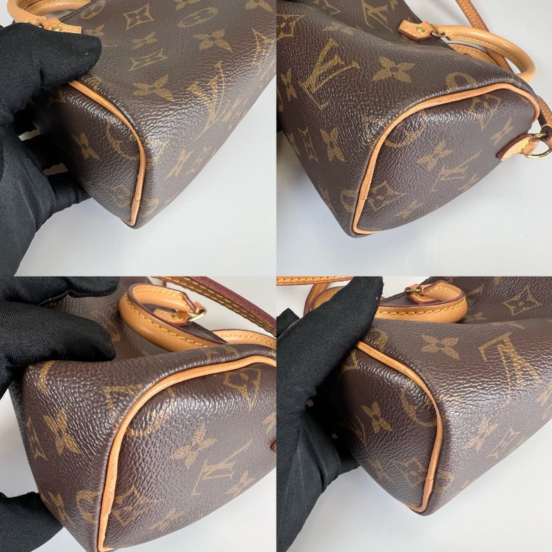 LV M81085 老花NANO SPEEDY 肩背包-13
