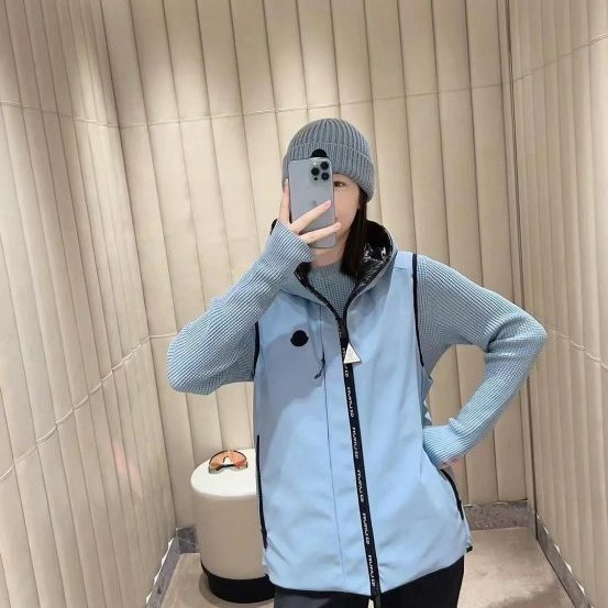 💎Han's house精品服飾💎 moncler Allier 羽絨 連帽 背心 黑牌 可水手洗 現貨 L~XXL 原價40600-1