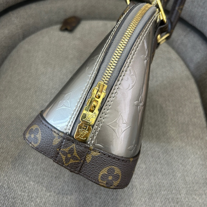 98新 LV 路易威登限定款拼色拼老花Alma bb手提斜挎包-2