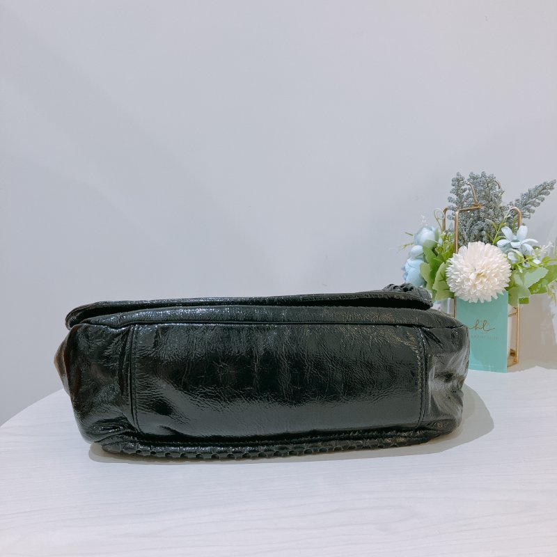 TK2057 Chanel 香奈兒CC字單肩包包 Luxe Ligne Chain Flap Bag Calfskin Black-24