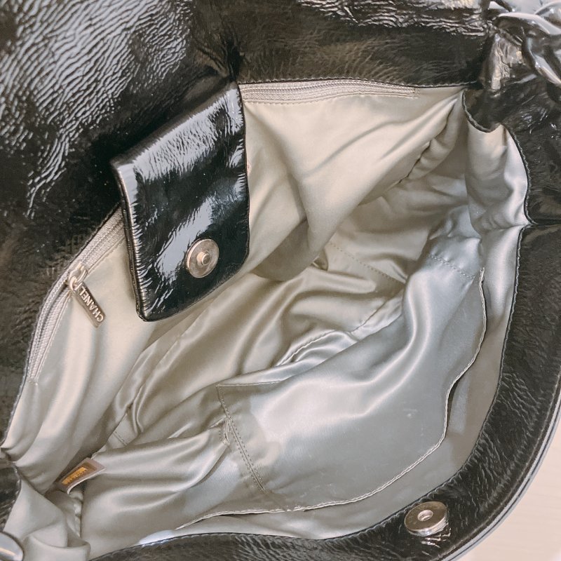 TK2057 Chanel 香奈兒CC字單肩包包 Luxe Ligne Chain Flap Bag Calfskin Black-29