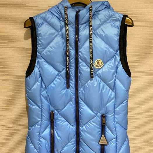 💎Han's house精品服飾💎moncler 羽絨 鵝絨 LOGO 背心 連帽 現貨 S-3