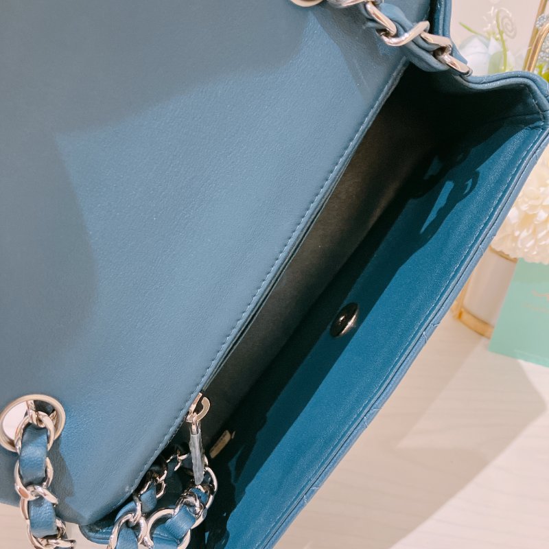 TK2058 Chanel 香奈兒小號翻蓋式鍊帶包包 Classic Flap Small 20cm Lambskin Navy x GHW-24