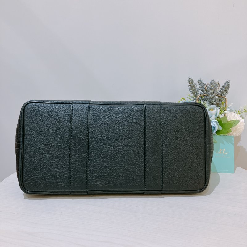 TK2059 Hermes Garden Party 36 TC Noir x PHW Stamp D-3