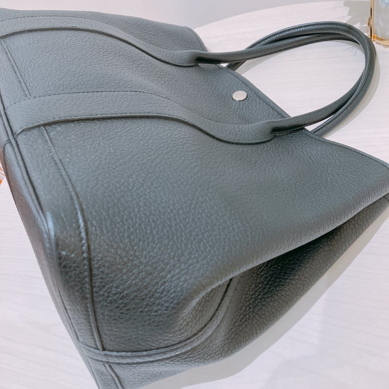 TK2059 Hermes Garden Party 36 TC Noir x PHW Stamp D-4