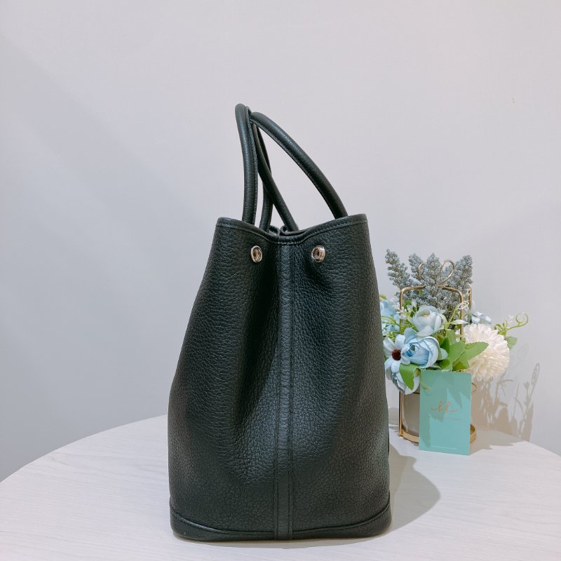 TK2059 Hermes Garden Party 36 TC Noir x PHW Stamp D-12